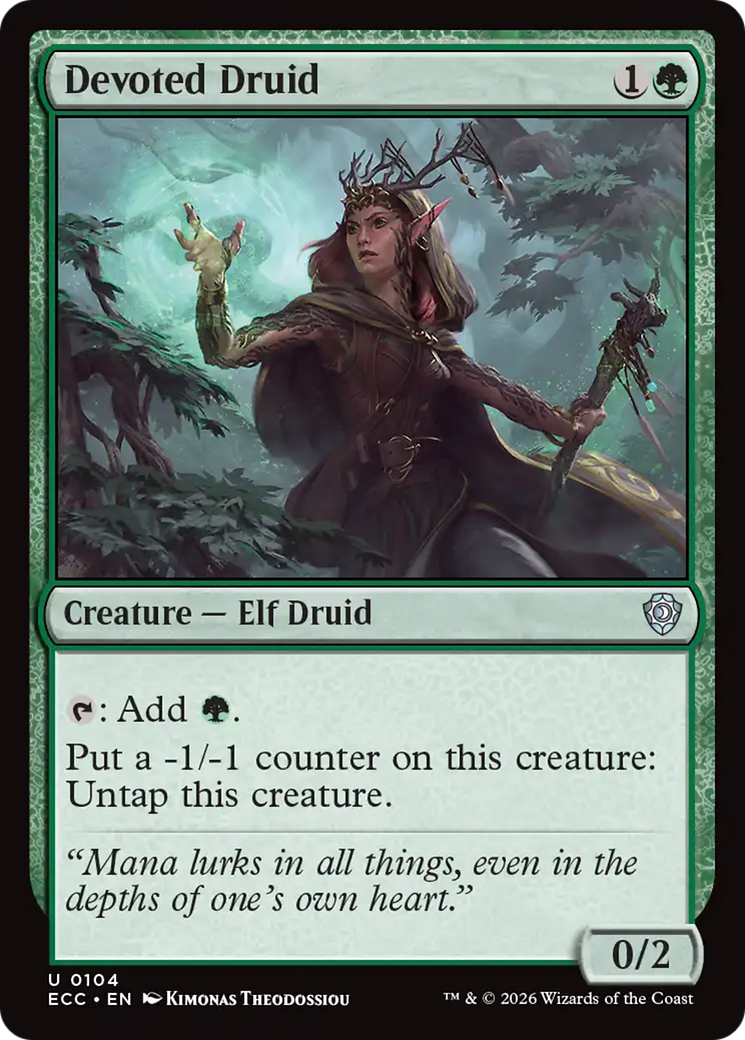Devoted Druid [Lorwyn Eclipsed Commander] | Mega City Incorporated