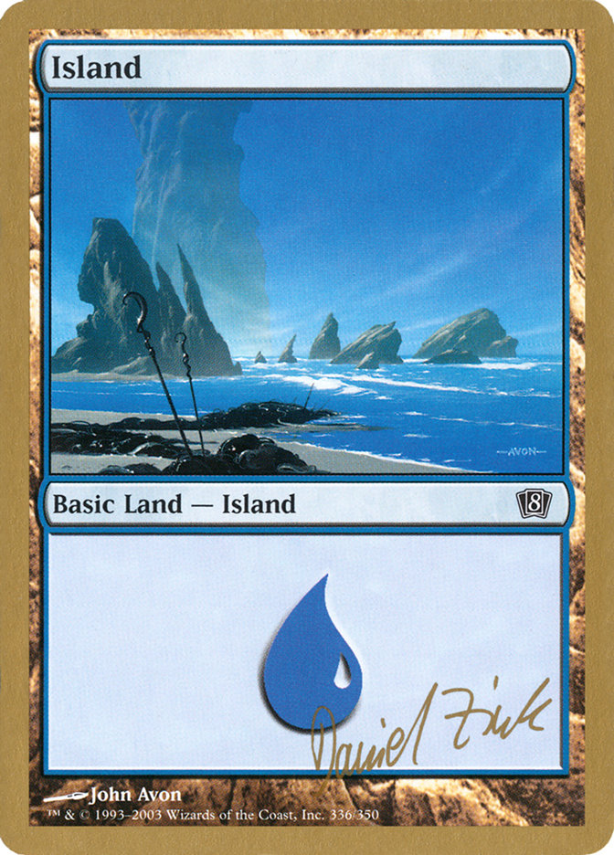 Island (dz336) (Daniel Zink) [World Championship Decks 2003] | Mega City Incorporated