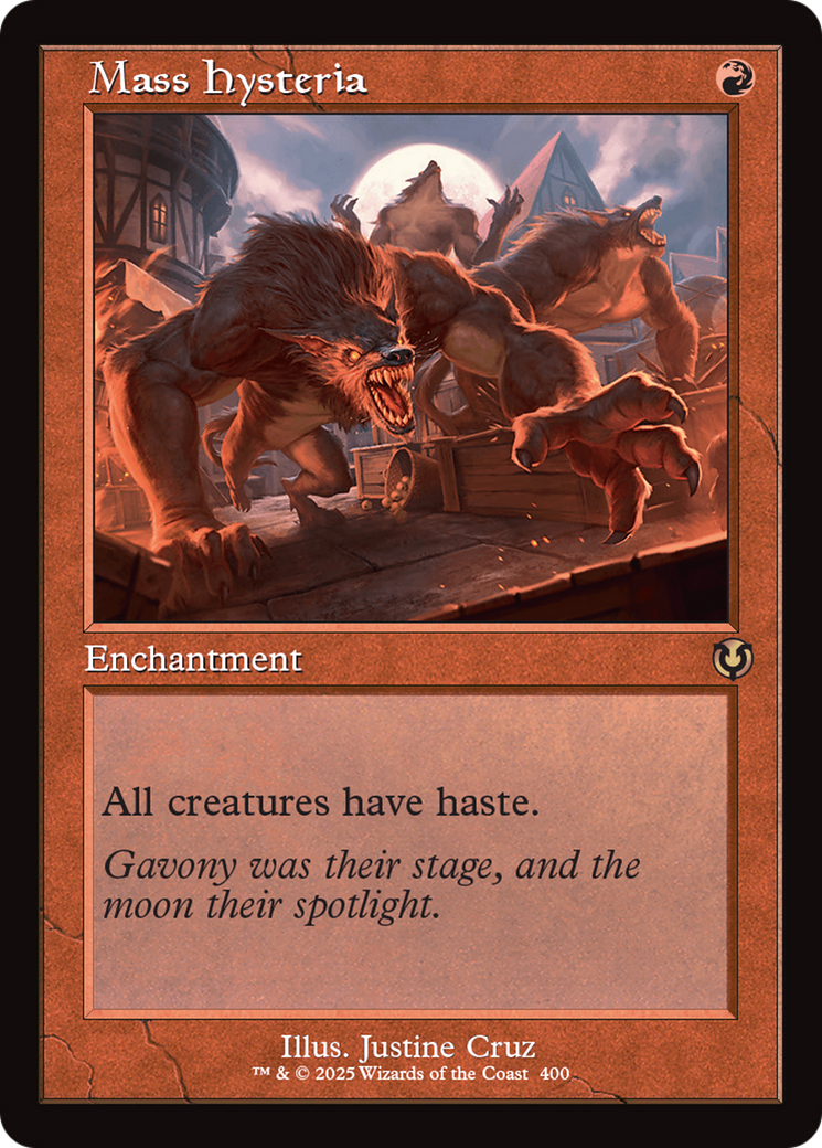 Mass Hysteria (Retro Frame) [Innistrad Remastered] | Mega City Incorporated