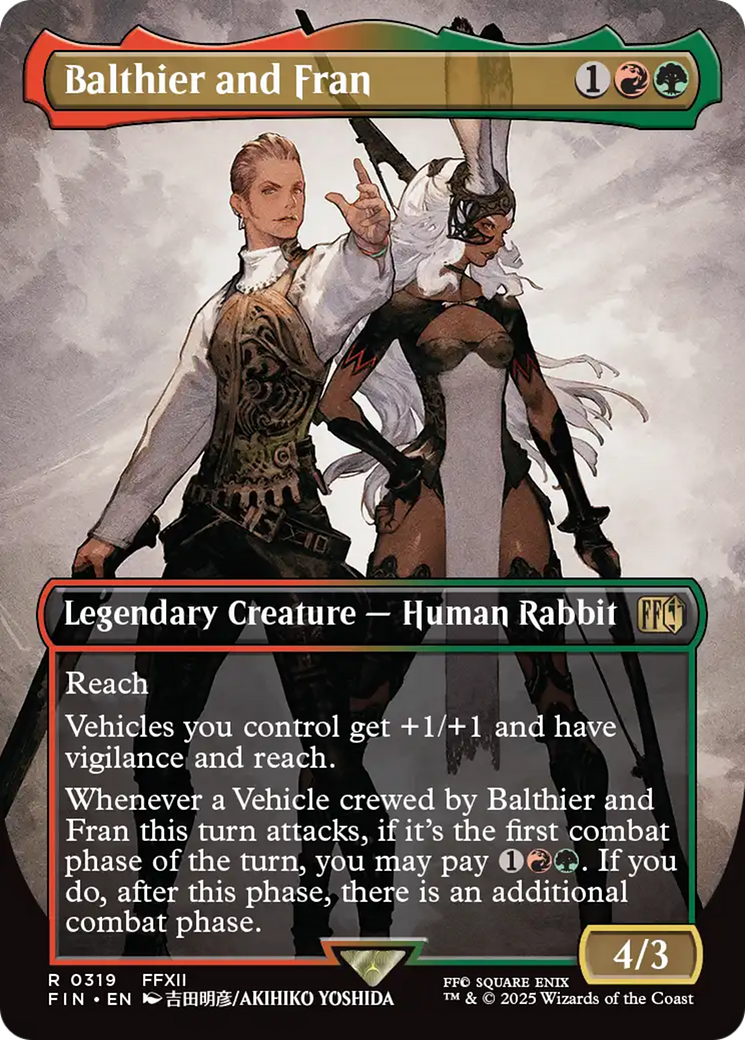 Balthier and Fran (Borderless) (0319) [FINAL FANTASY] | Mega City Incorporated