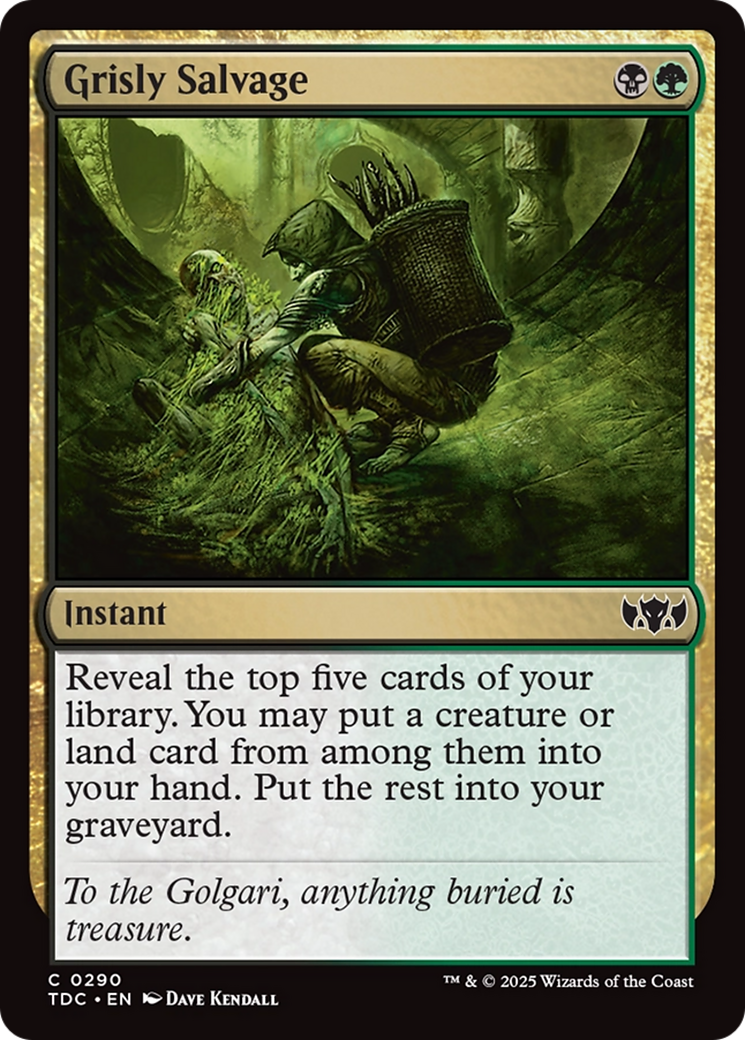Grisly Salvage [Tarkir: Dragonstorm Commander] | Mega City Incorporated