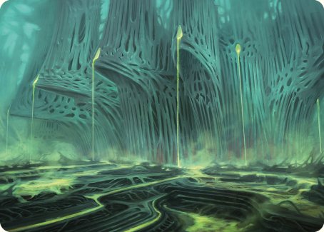 Swamp Art Card [Phyrexia: All Will Be One Art Series] | Mega City Incorporated