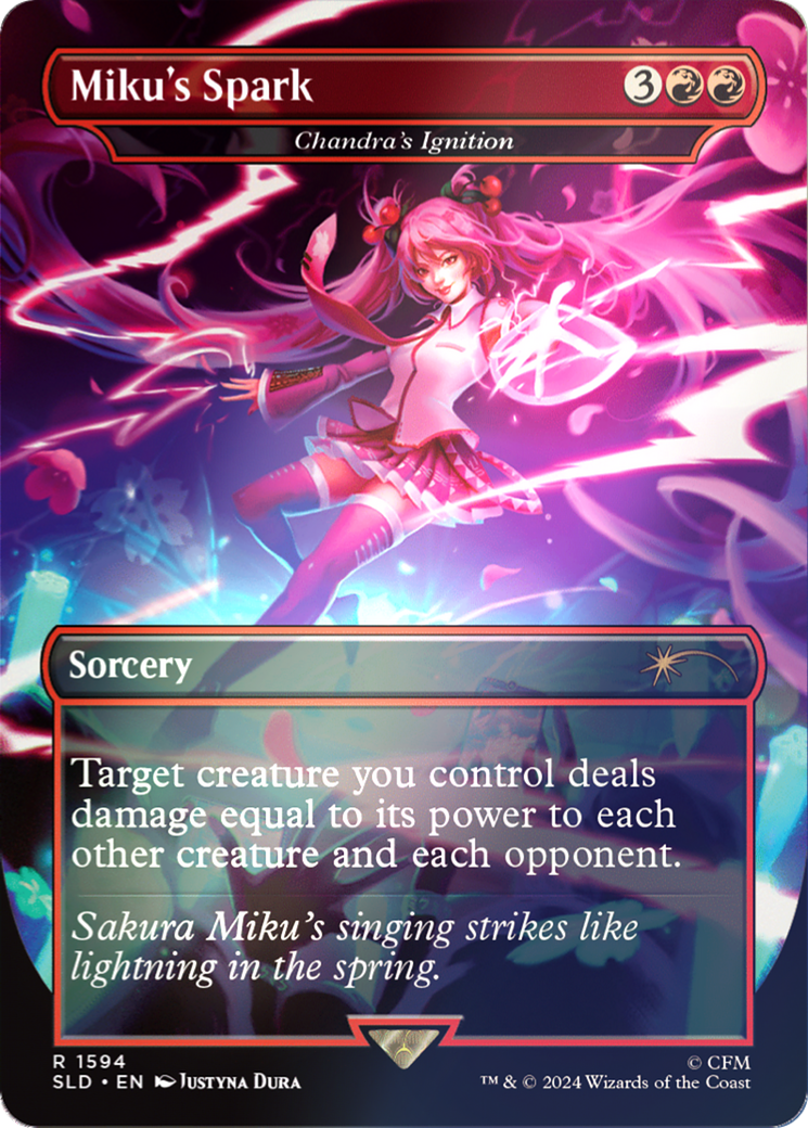 Miku's Spark - Chandra's Ignition (Rainbow Foil) [Secret Lair Drop Series] | Mega City Incorporated