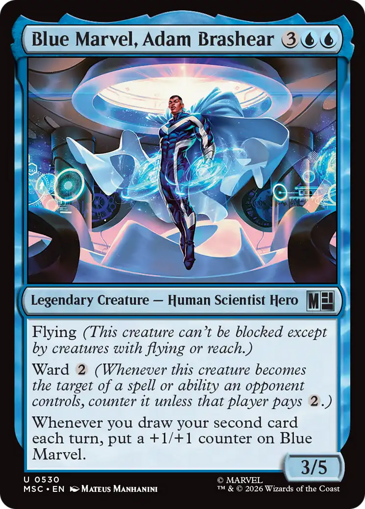 Blue Marvel, Adam Brashear [Marvel Super Heroes Commander] | Mega City Incorporated