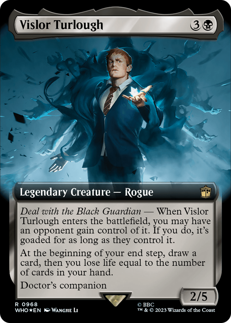 Vislor Turlough (Extended Art) (Surge Foil) [Doctor Who] | Mega City Incorporated