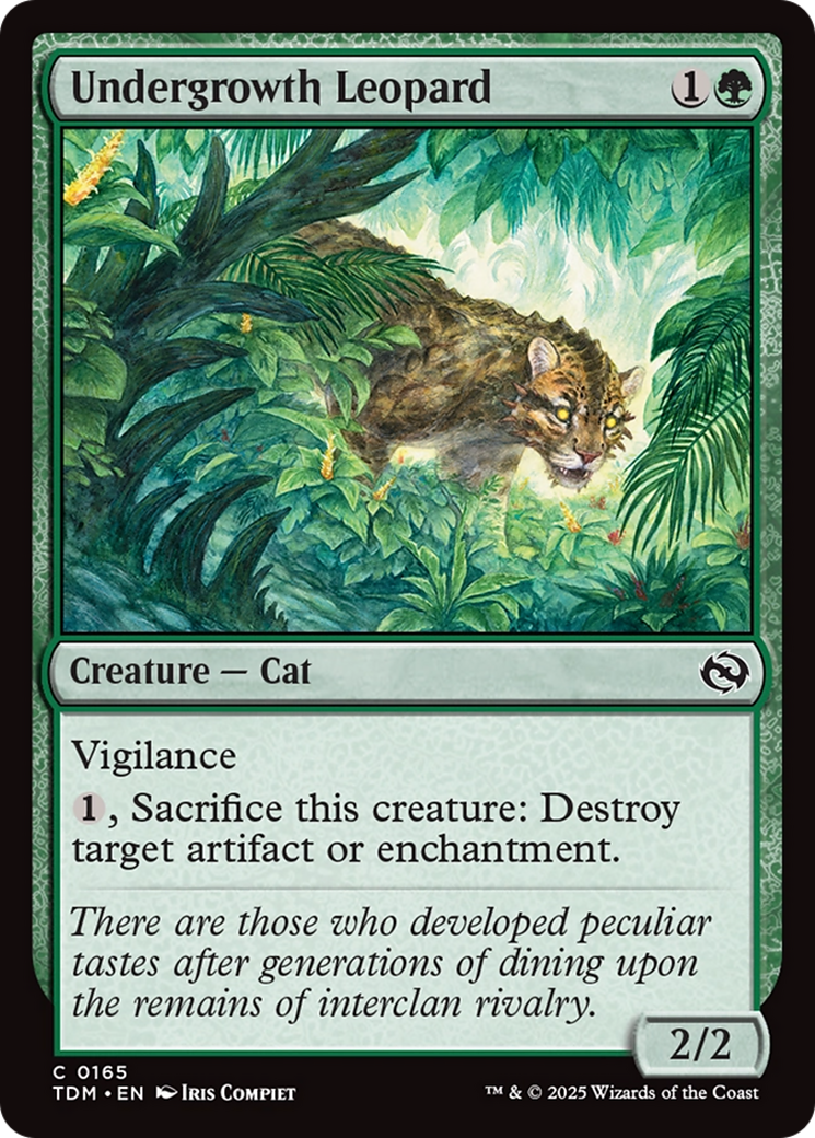 Undergrowth Leopard [Tarkir: Dragonstorm] | Mega City Incorporated