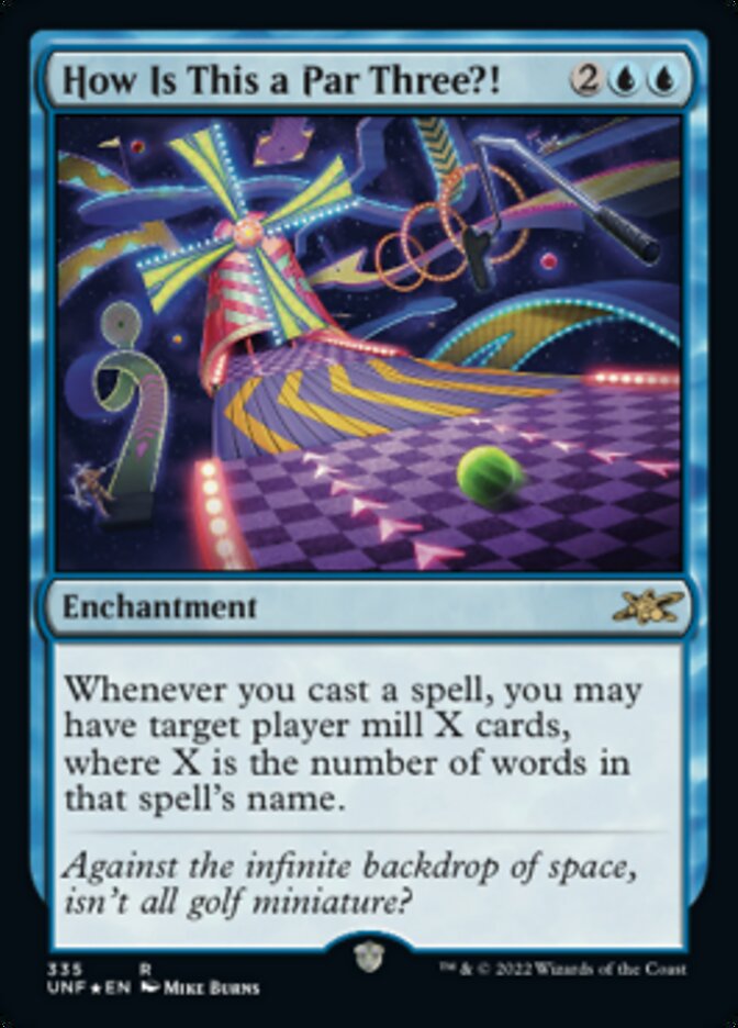 How Is This a Par Three?! (Galaxy Foil) [Unfinity] | Mega City Incorporated