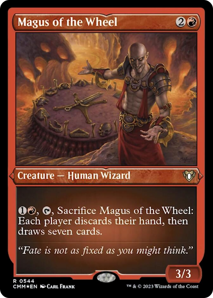 Magus of the Wheel (Foil Etched) [Commander Masters] | Mega City Incorporated