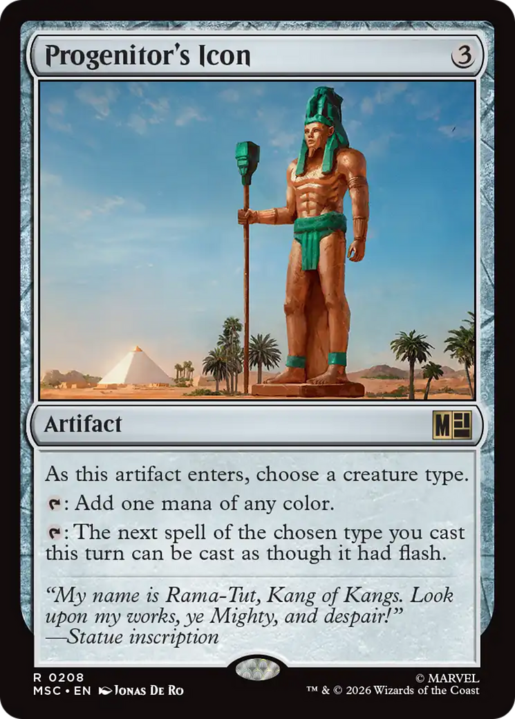 Progenitor's Icon (Surge Foil) [Marvel Super Heroes Commander] | Mega City Incorporated