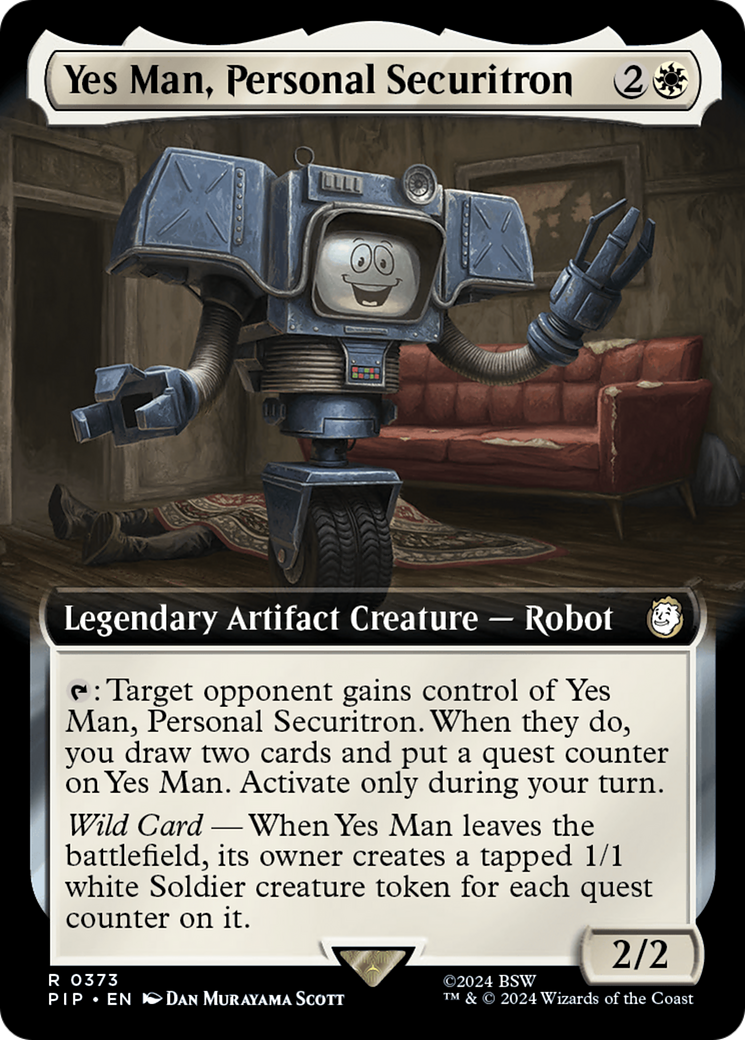 Yes Man, Personal Securitron (Extended Art) [Fallout] | Mega City Incorporated