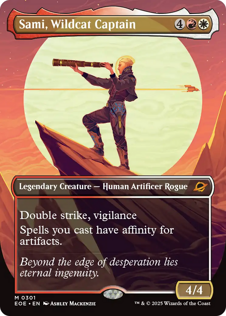 Sami, Wildcat Captain (Borderless) [Edge of Eternities] | Mega City Incorporated