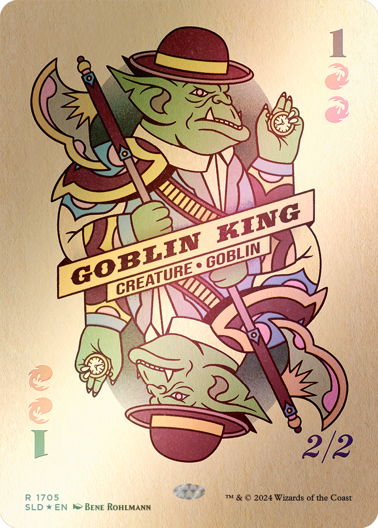 Goblin King (1705) (Rainbow Foil) [Secret Lair Drop Series] | Mega City Incorporated