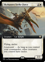 Skyhunter Strike Force (Extended Art) [Phyrexia: All Will Be One Commander] | Mega City Incorporated