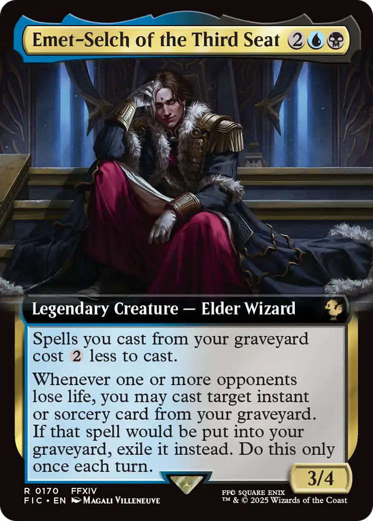 Emet-Selch of the Third Seat (Extended Art) [FINAL FANTASY Commander] | Mega City Incorporated