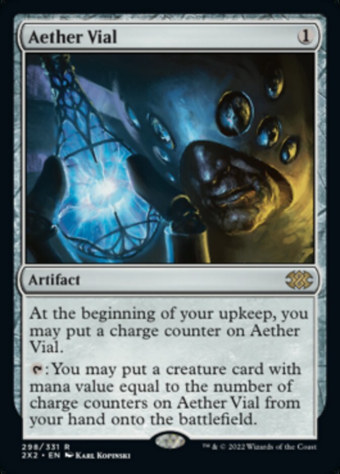 Aether Vial [Double Masters 2022] | Mega City Incorporated