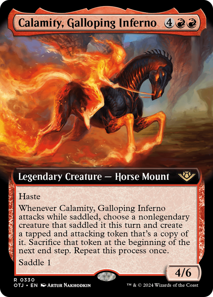 Calamity, Galloping Inferno (Extended Art) [Outlaws of Thunder Junction] | Mega City Incorporated