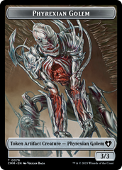 Phyrexian Golem // Ox Double-Sided Token [Commander Masters Tokens] | Mega City Incorporated