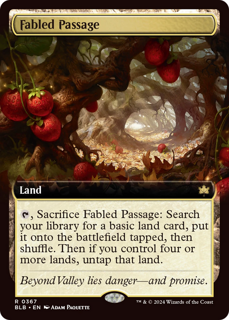 Fabled Passage (Extended Art) [Bloomburrow] | Mega City Incorporated