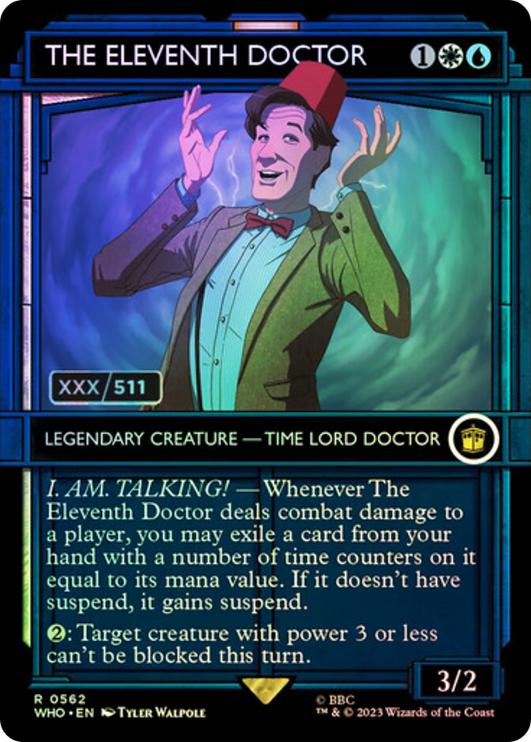 The Eleventh Doctor (Serial Numbered) [Doctor Who] | Mega City Incorporated