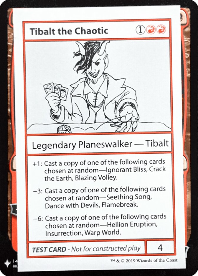 Tibalt the Chaotic [Mystery Booster Playtest Cards] | Mega City Incorporated