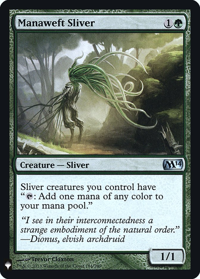 Manaweft Sliver [Mystery Booster] | Mega City Incorporated