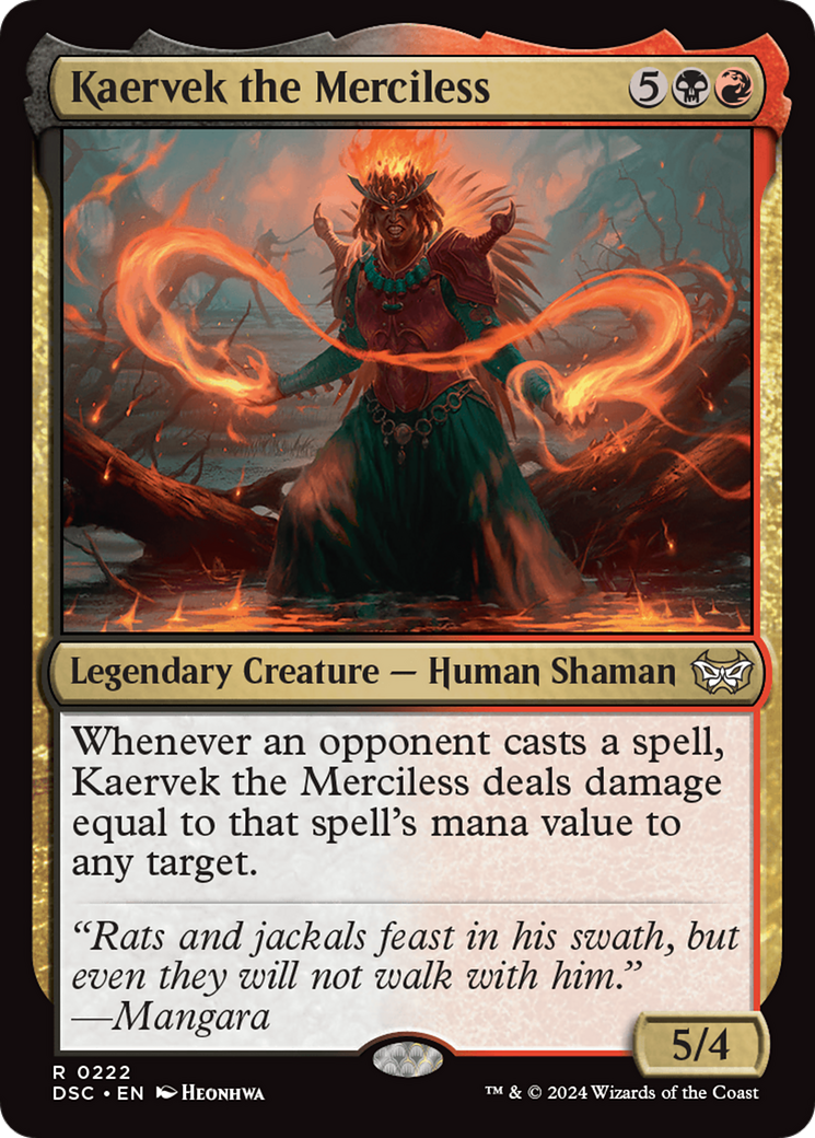 Kaervek the Merciless [Duskmourn: House of Horror Commander] | Mega City Incorporated