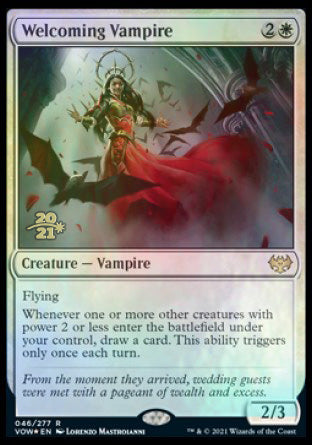 Welcoming Vampire [Innistrad: Crimson Vow Prerelease Promos] | Mega City Incorporated