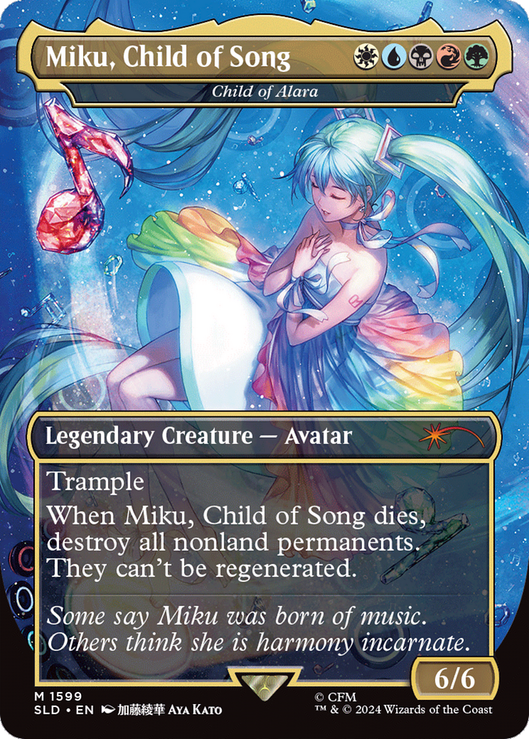 Miku, Child of Song - Child of Alara [Secret Lair Drop Series] | Mega City Incorporated