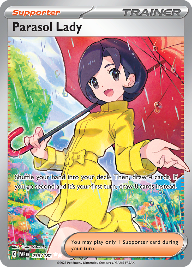 Parasol Lady (238/182) [Scarlet & Violet: Paradox Rift] | Mega City Incorporated