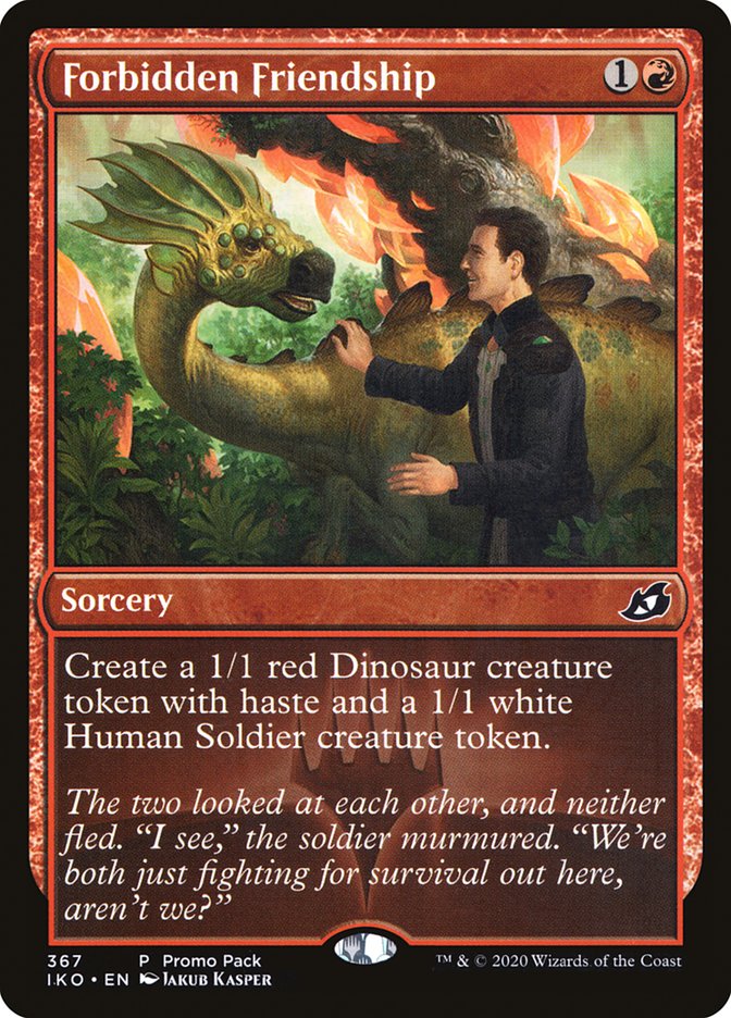 Forbidden Friendship (Promo Pack) [Ikoria: Lair of Behemoths Promos] | Mega City Incorporated