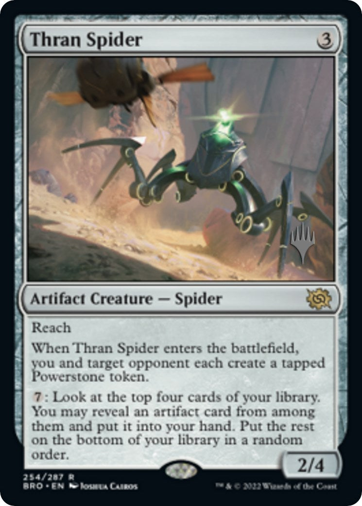 Thran Spider (Promo Pack) [The Brothers' War Promos] | Mega City Incorporated