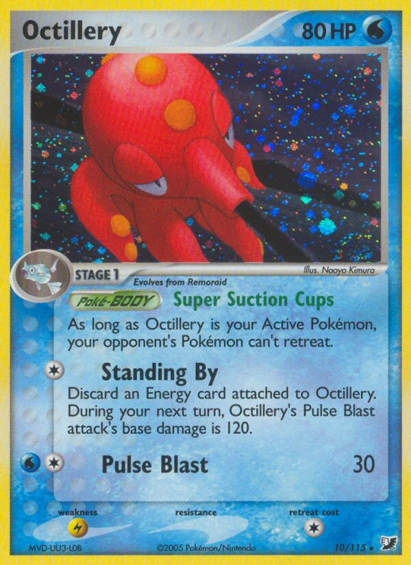 Octillery (10/115) [EX: Unseen Forces] | Mega City Incorporated