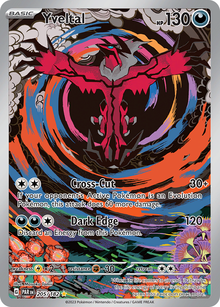 Yveltal (205/182) [Scarlet & Violet: Paradox Rift] | Mega City Incorporated