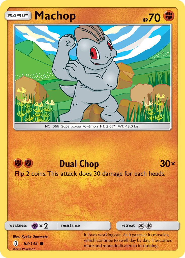 Machop (62/145) [Sun & Moon: Guardians Rising] | Mega City Incorporated