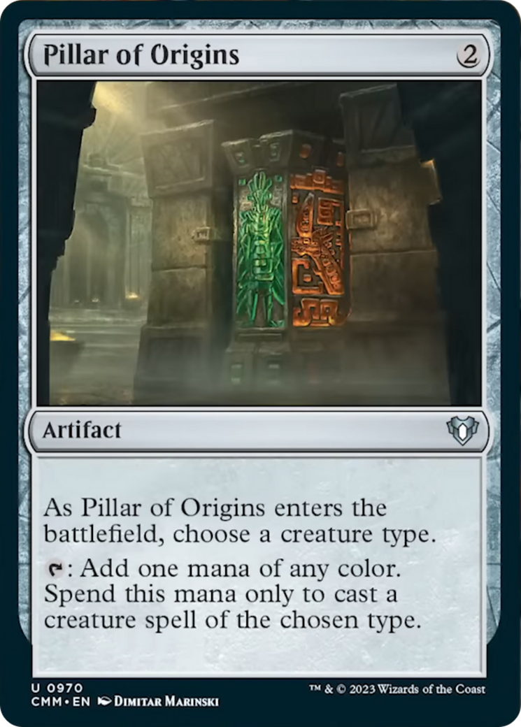 Pillar of Origins [Commander Masters] | Mega City Incorporated