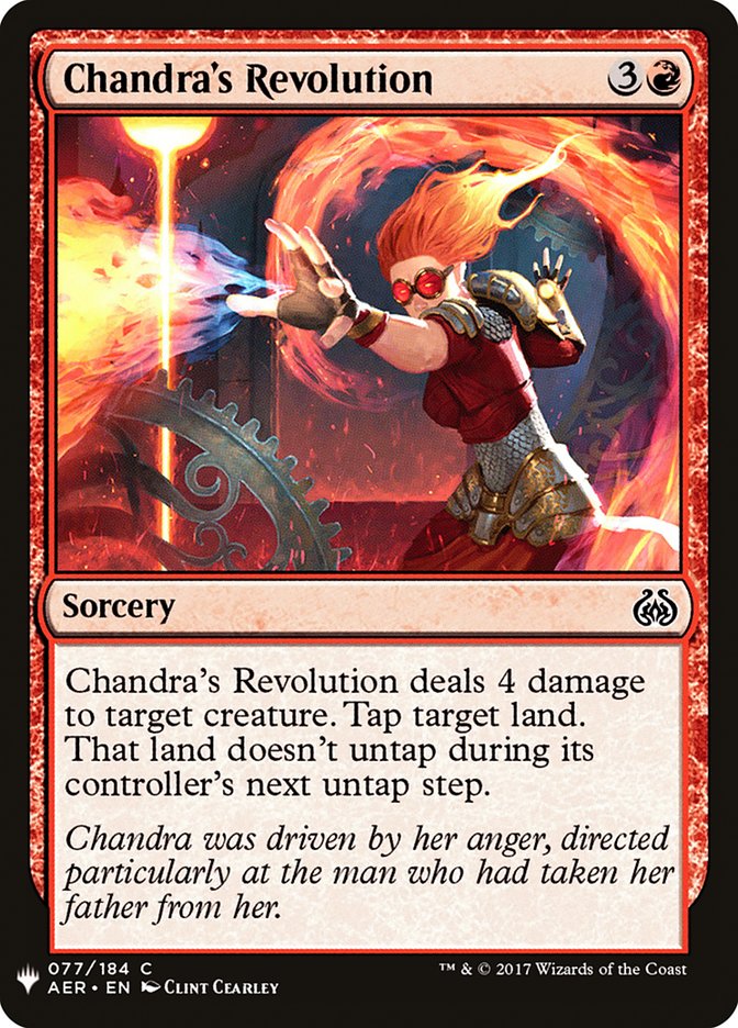 Chandra's Revolution [Mystery Booster] | Mega City Incorporated