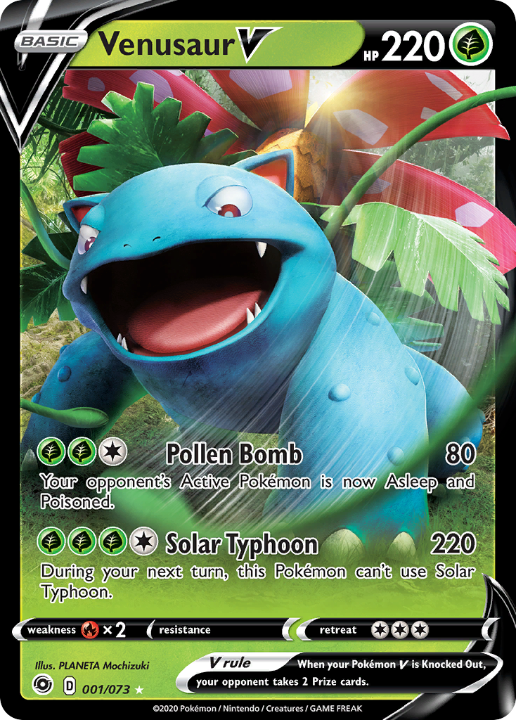 Venusaur V (001/073) [Sword & Shield: Champion's Path] | Mega City Incorporated