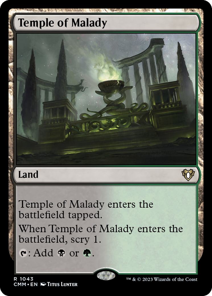 Temple of Malady [Commander Masters] | Mega City Incorporated