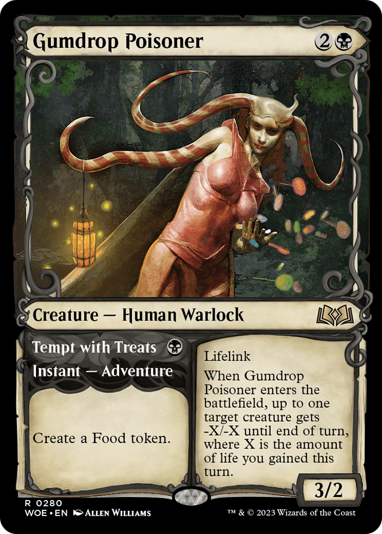 Gumdrop Poisoner // Tempt with Treats (Showcase) [Wilds of Eldraine] | Mega City Incorporated