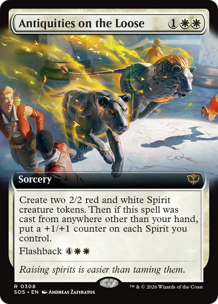 Antiquities on the Loose (Extended Art) [Secrets of Strixhaven] | Mega City Incorporated