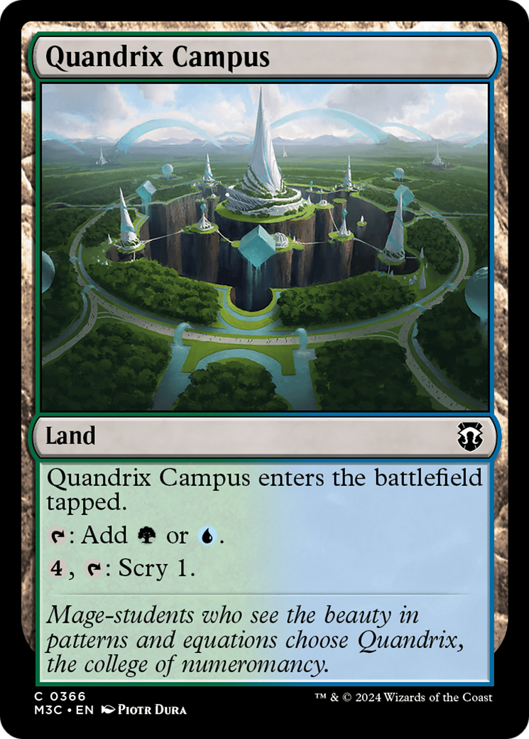 Quandrix Campus (Ripple Foil) [Modern Horizons 3 Commander] | Mega City Incorporated