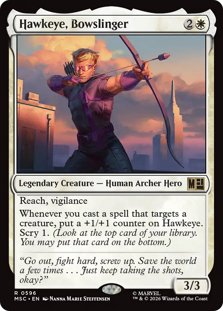Hawkeye, Bowslinger [Marvel Super Heroes Commander] | Mega City Incorporated