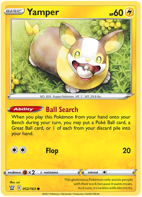 Yamper (052/163) [Sword & Shield: Battle Styles] | Mega City Incorporated