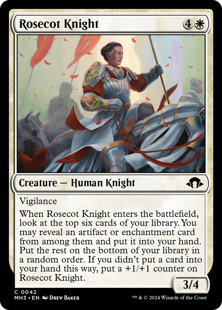 Rosecot Knight [Modern Horizons 3] | Mega City Incorporated