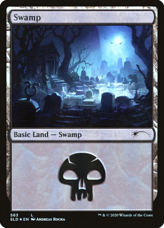 Swamp (Spooky) (563) [Secret Lair Drop Promos] | Mega City Incorporated