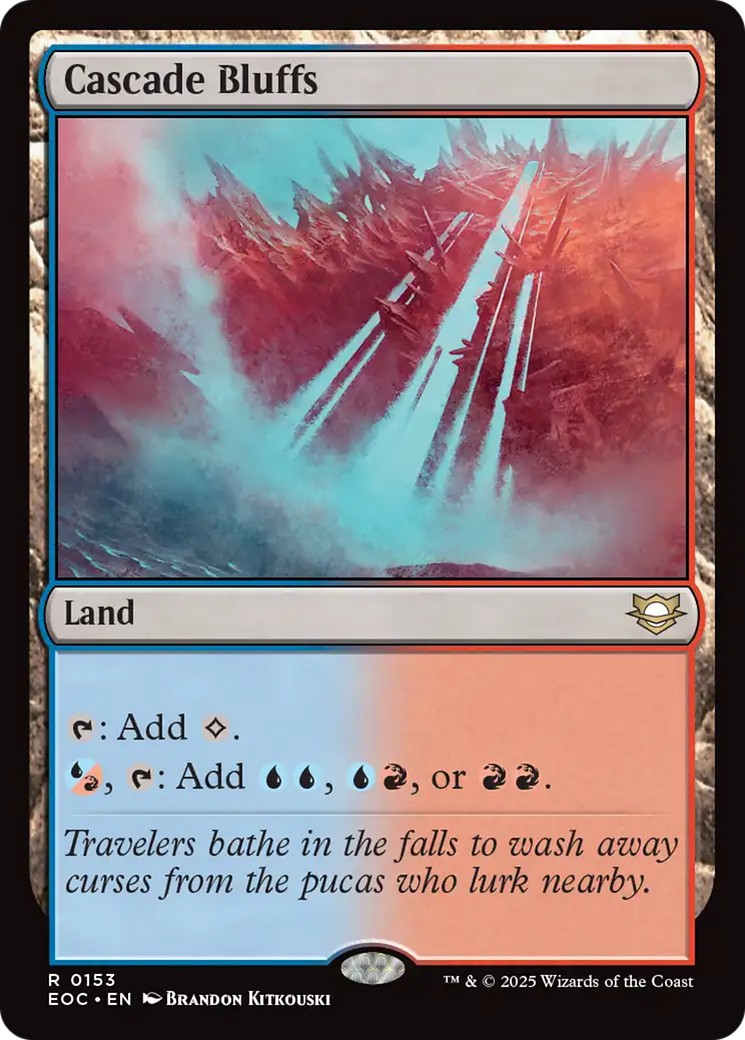 Cascade Bluffs [Edge of Eternities Commander] | Mega City Incorporated