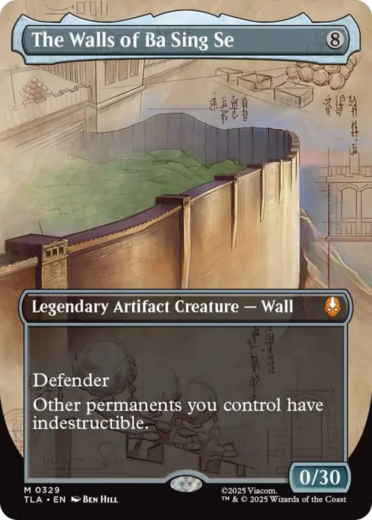 The Walls of Ba Sing Se (Borderless) [Avatar: The Last Airbender] | Mega City Incorporated