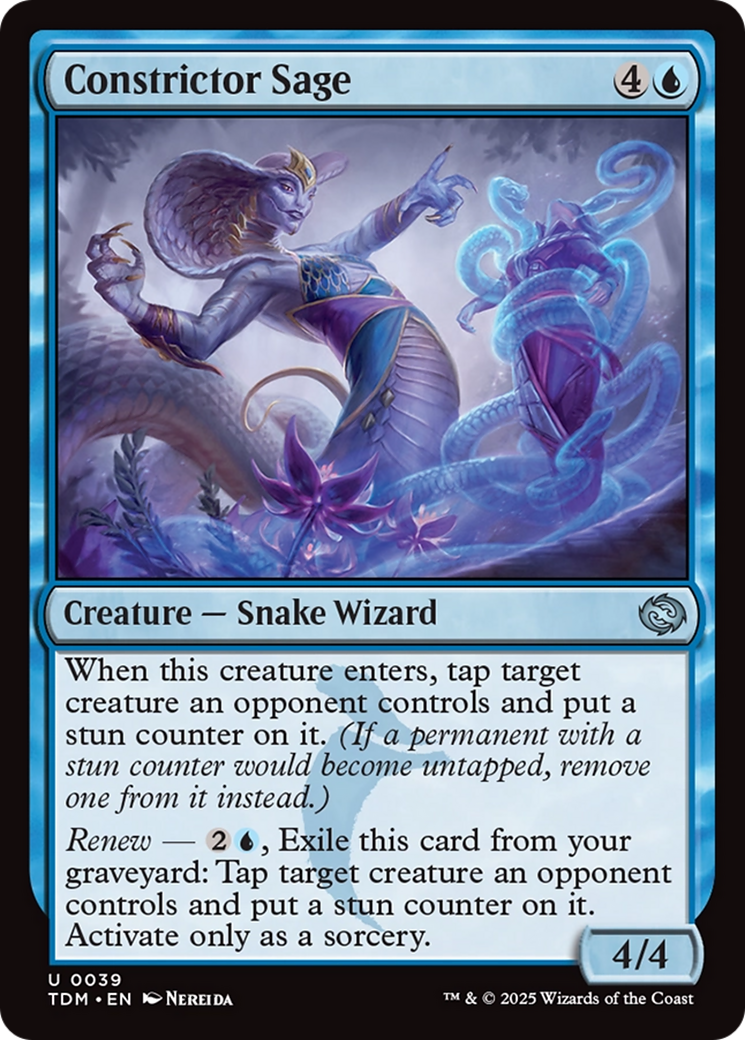 Constrictor Sage [Tarkir: Dragonstorm] | Mega City Incorporated
