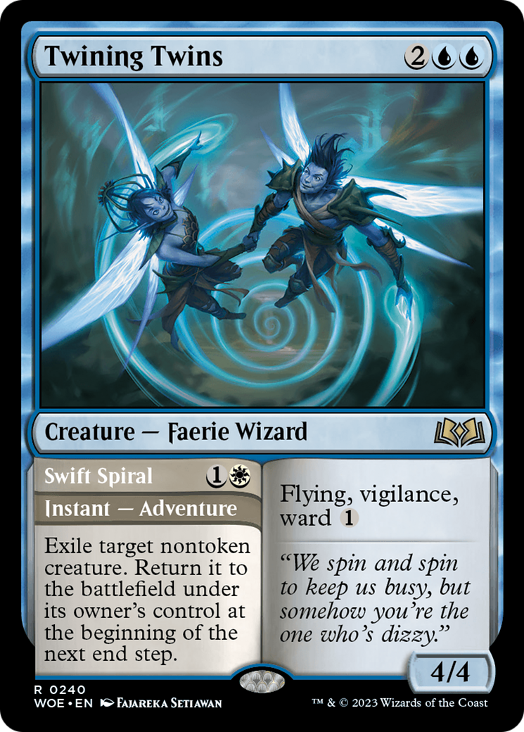 Twining Twins // Swift Spiral [Wilds of Eldraine] | Mega City Incorporated