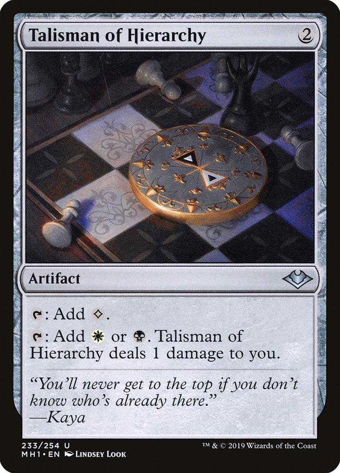 Talisman of Hierarchy [Modern Horizons] | Mega City Incorporated